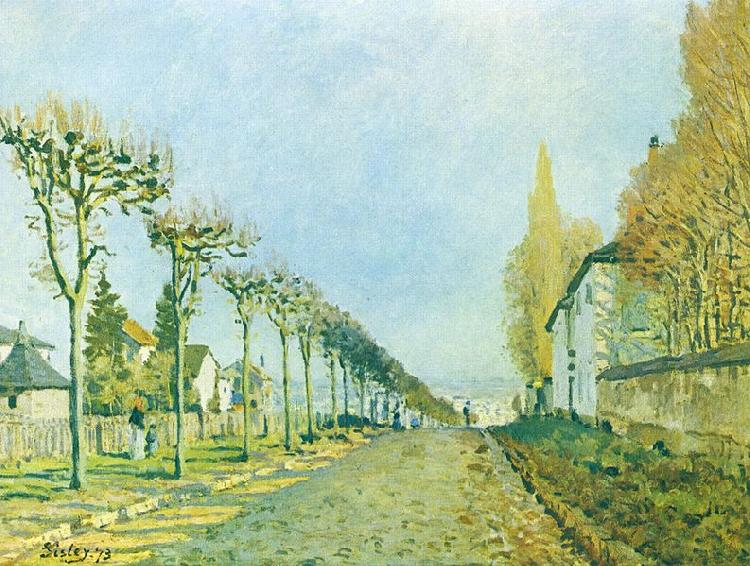 Alfred Sisley Weg der Maschine china oil painting image